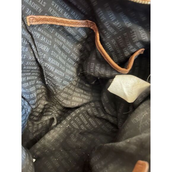 STEVE‎ MADDEN XL Travel/Gym Bag Faux Leather Color Bronze - Picture 12 of 13